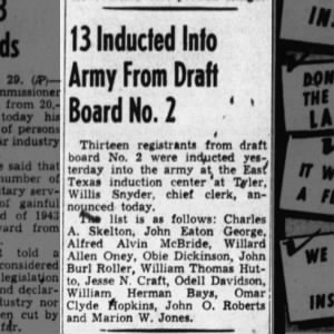obie inducted into army 